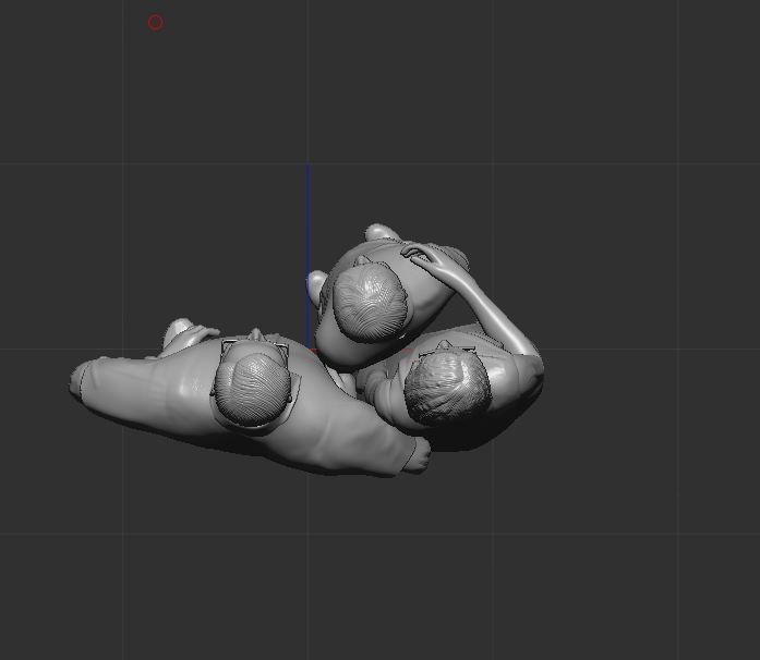 family miniature  3D print model_4