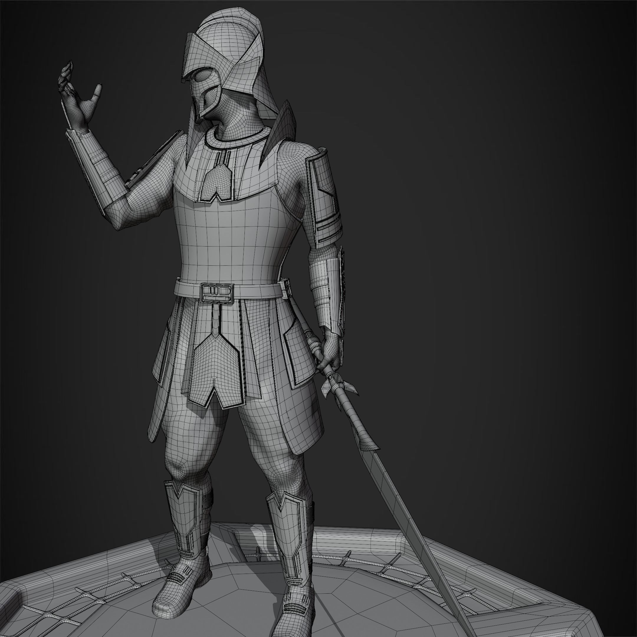 Star Wars Darth Bane Miniature 3D print model_17