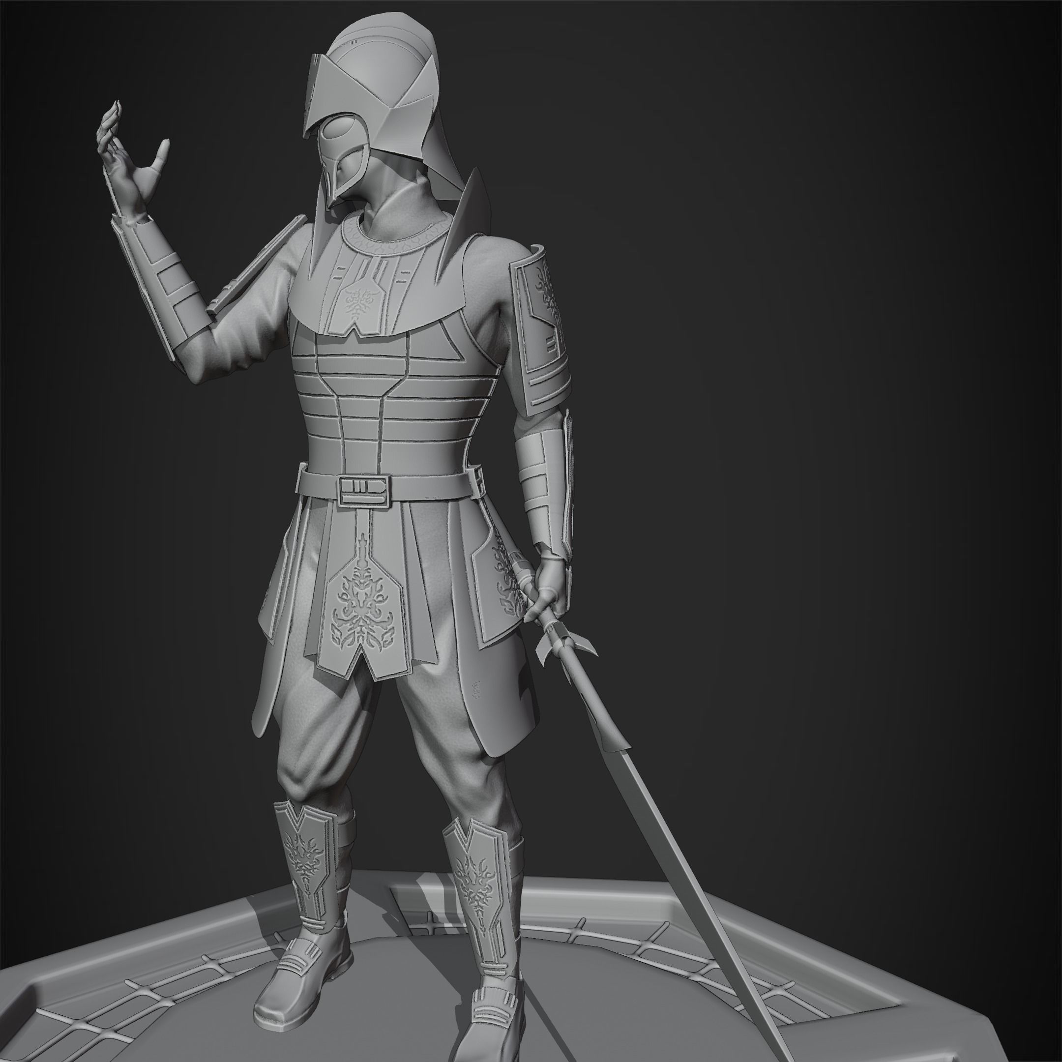 Star Wars Darth Bane Miniature 3D print model_16