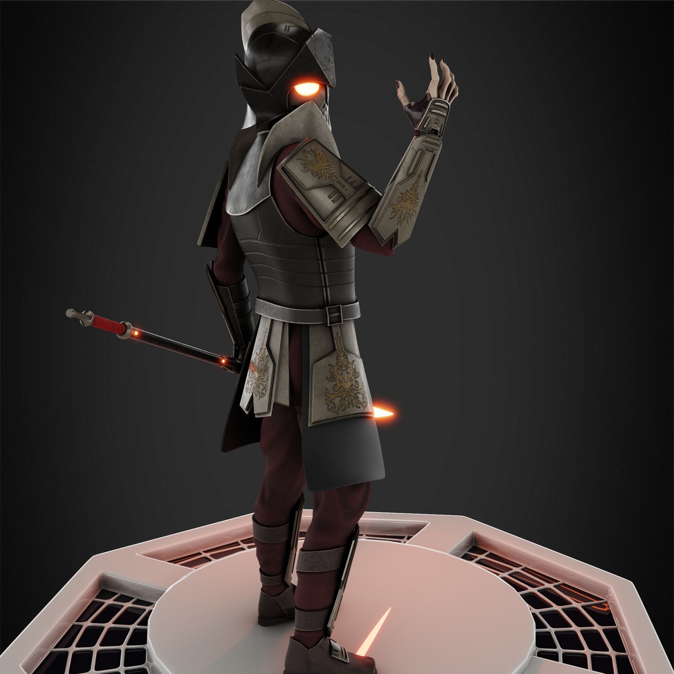 Star Wars Darth Bane Miniature 3D print model_9