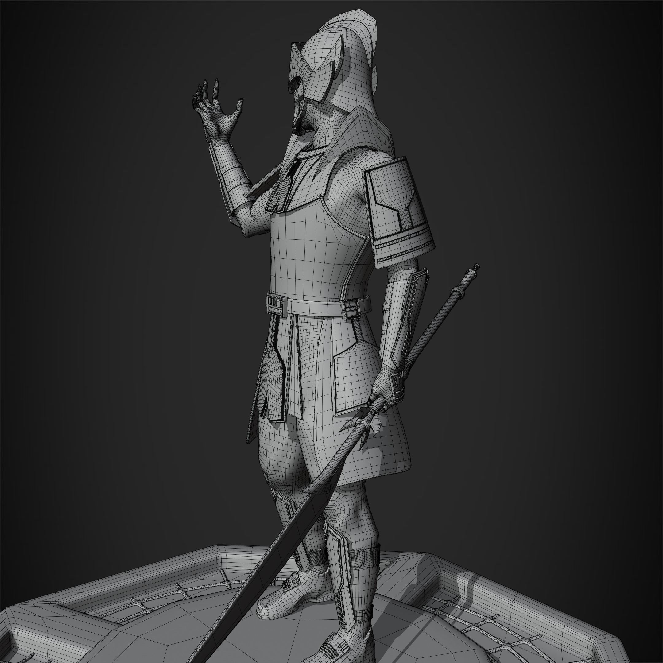 Star Wars Darth Bane Miniature 3D print model_19