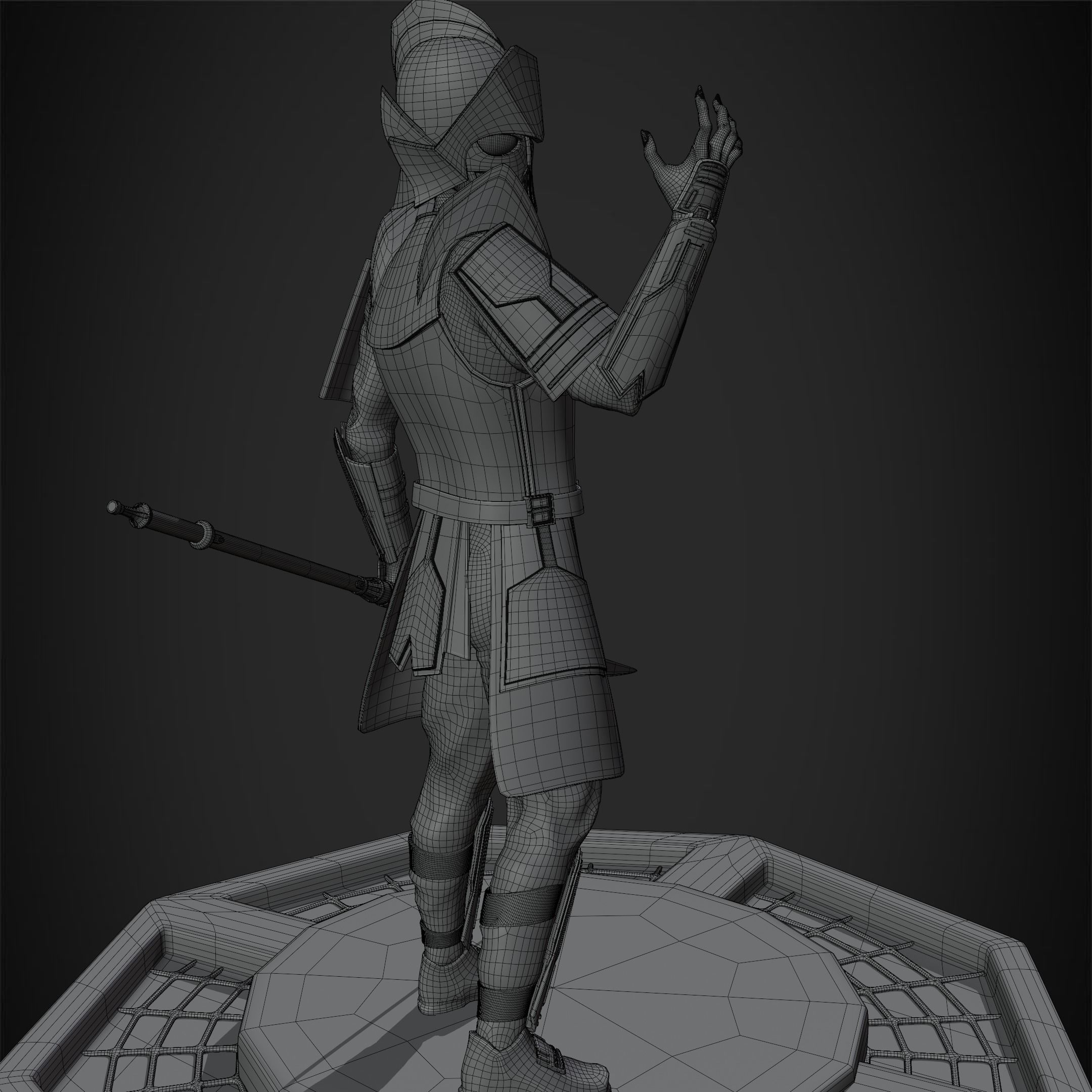 Star Wars Darth Bane Miniature 3D print model_23