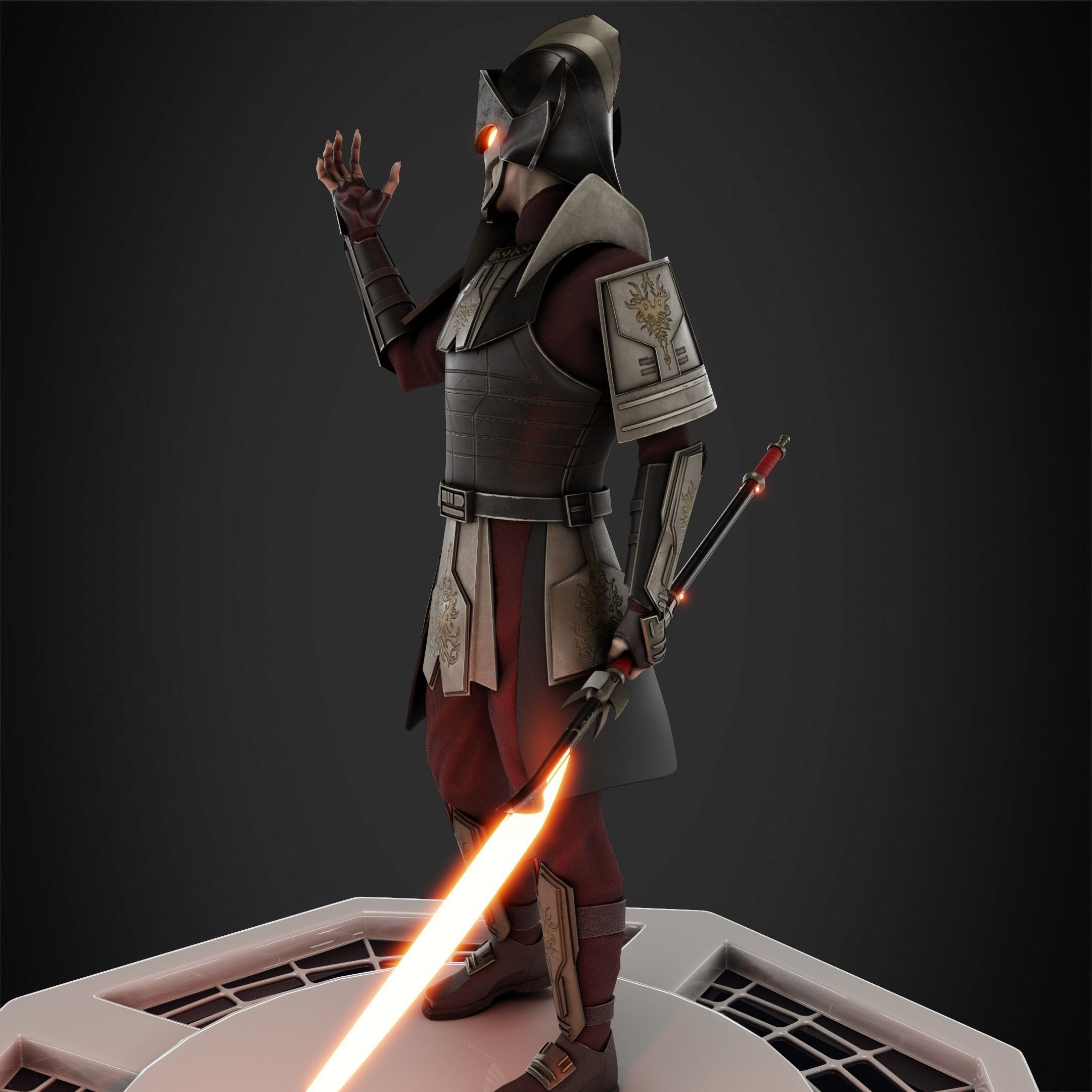 Star Wars Darth Bane Miniature 3D print model_5