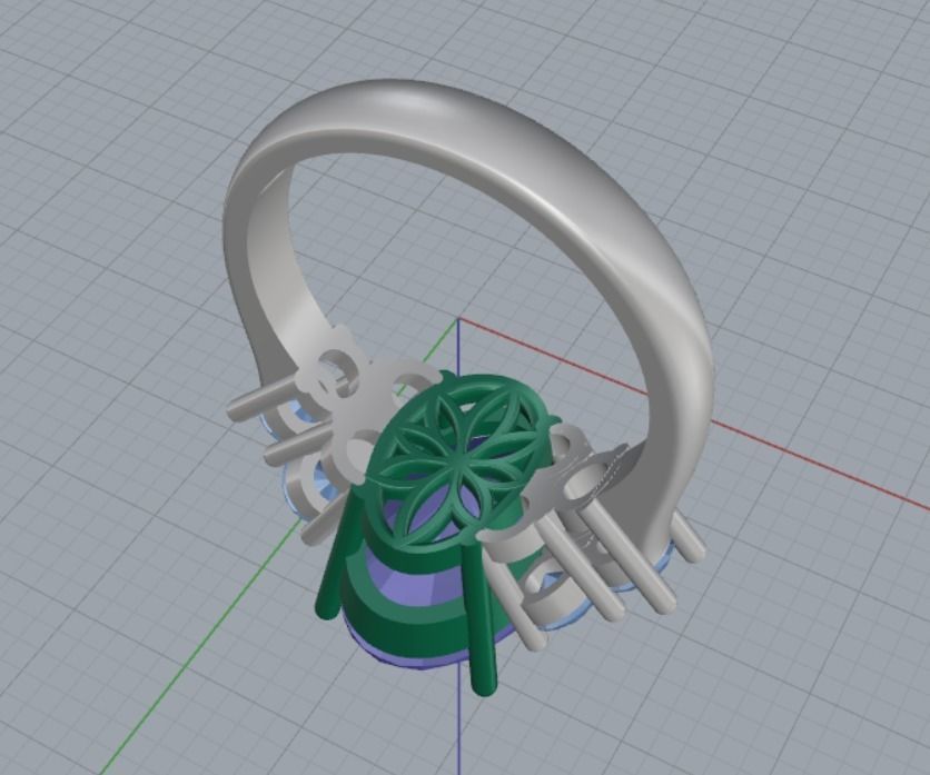 engagement rings 3D print model_8