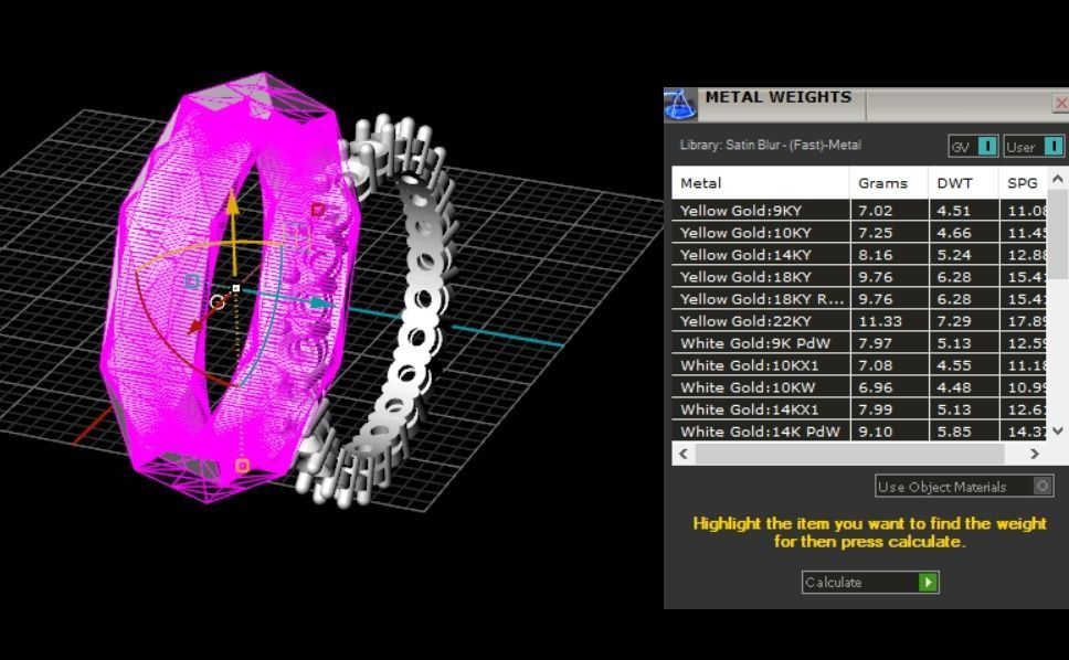 wedding ring 3D print model_4