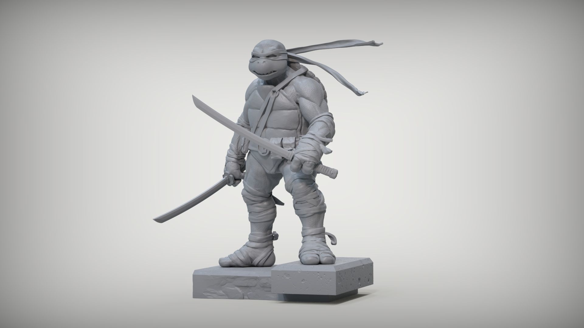 LEONARDO TURTLES 3D print model_2