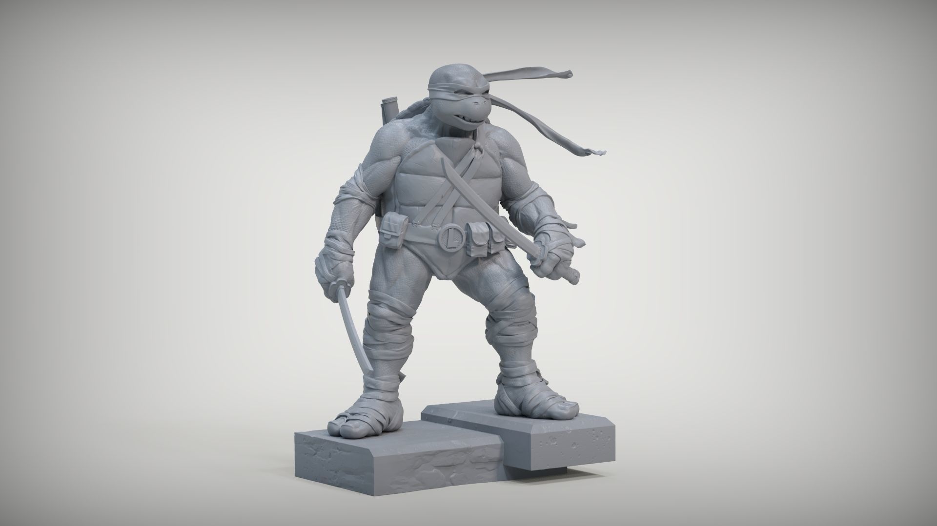LEONARDO TURTLES 3D print model_1