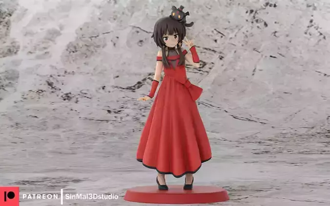 Konosuba Megumin 3d print model 3D print model