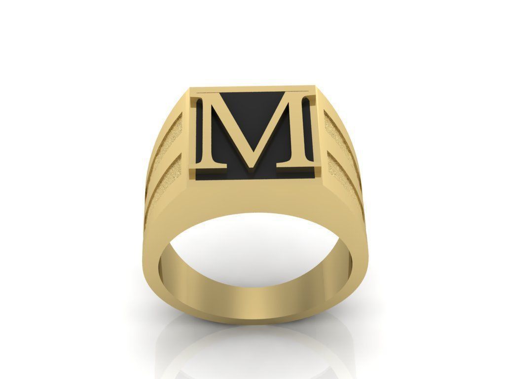 Man ring 3D print model_1
