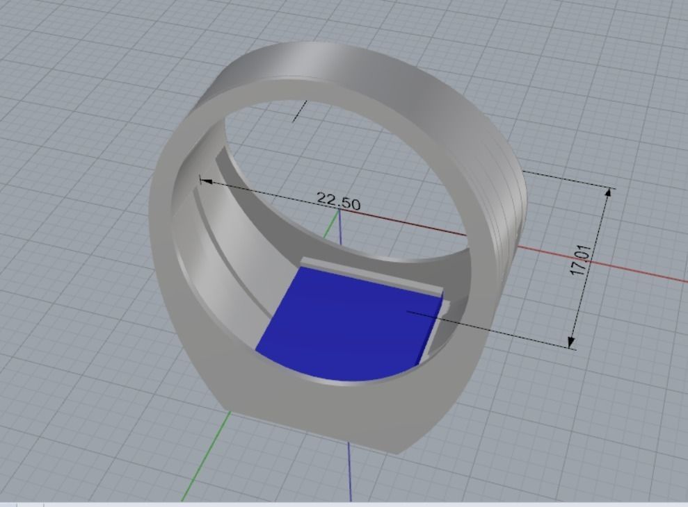 Man ring 3D print model_6