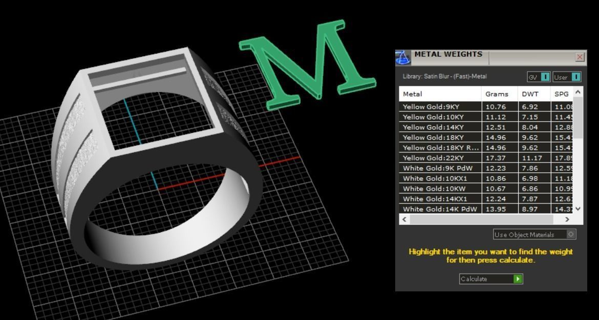 Man ring 3D print model_10