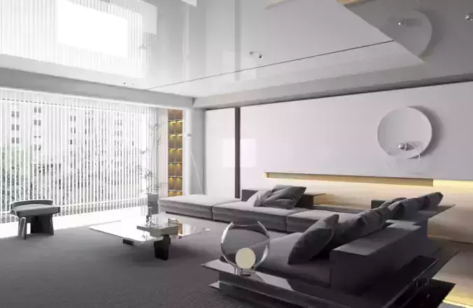 minimalist Modern room living