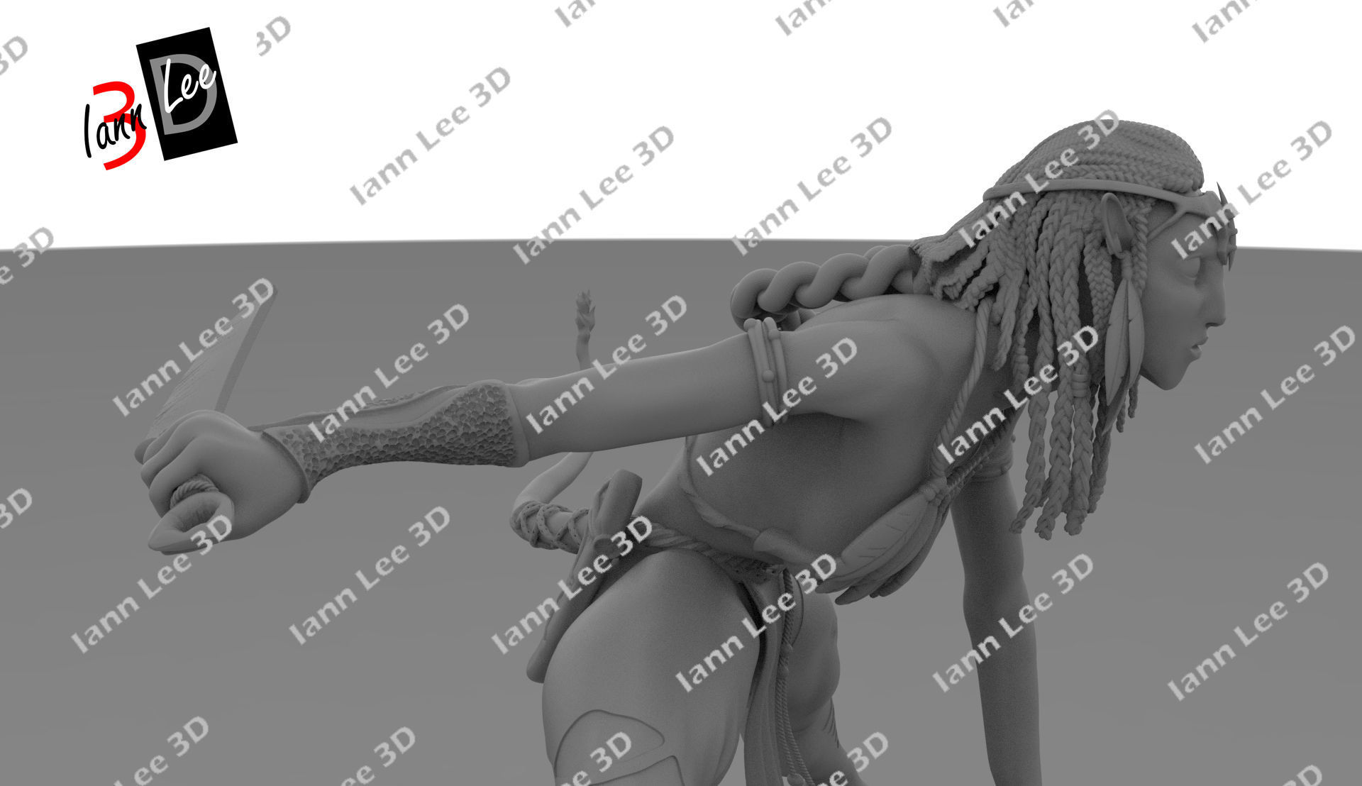 Neytiri Avatar pelicula movie 3D print model_17