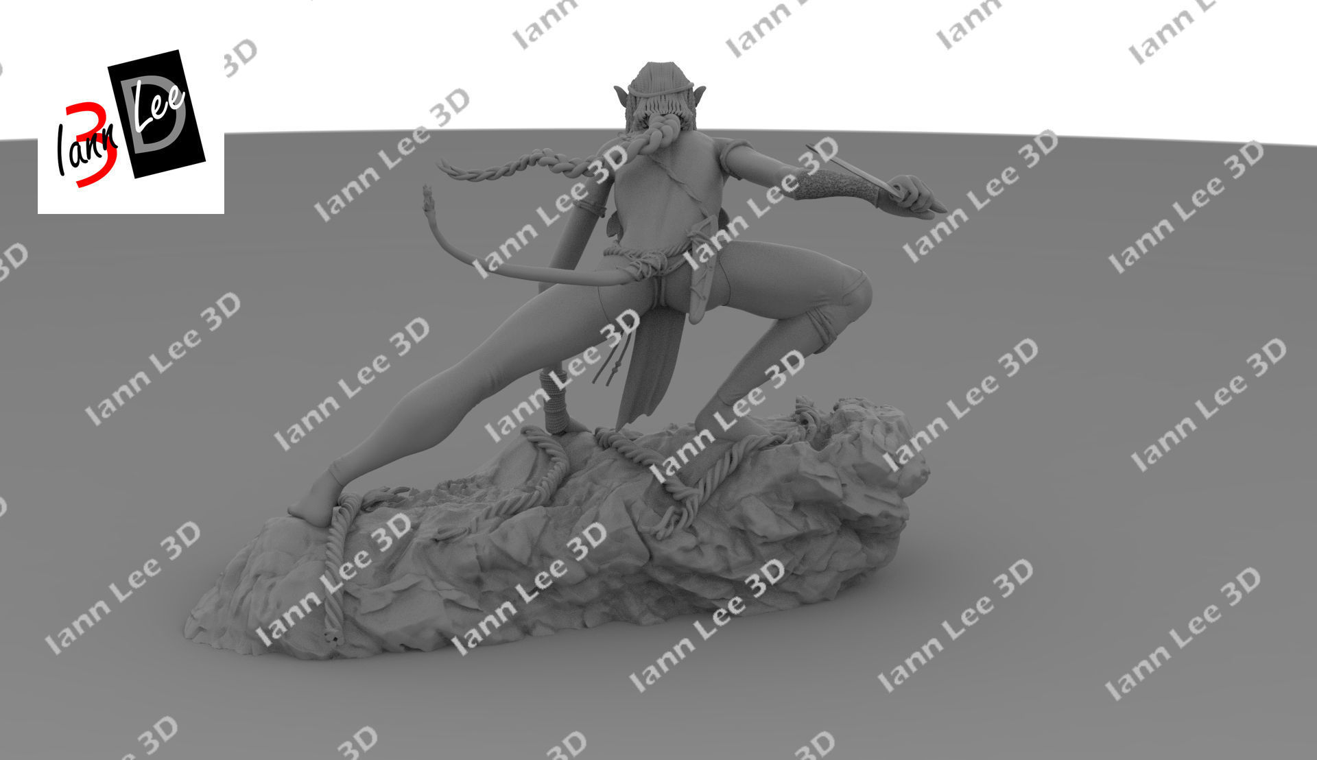 Neytiri Avatar pelicula movie 3D print model_13