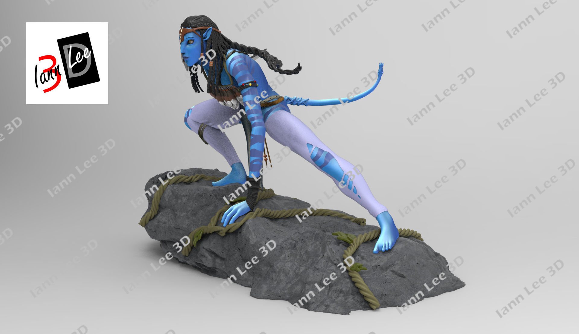 Neytiri Avatar pelicula movie 3D print model_1