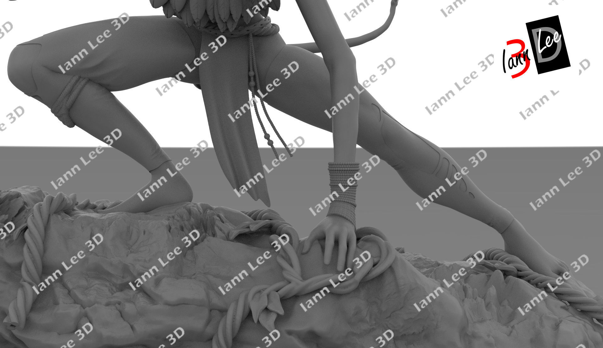 Neytiri Avatar pelicula movie 3D print model_18