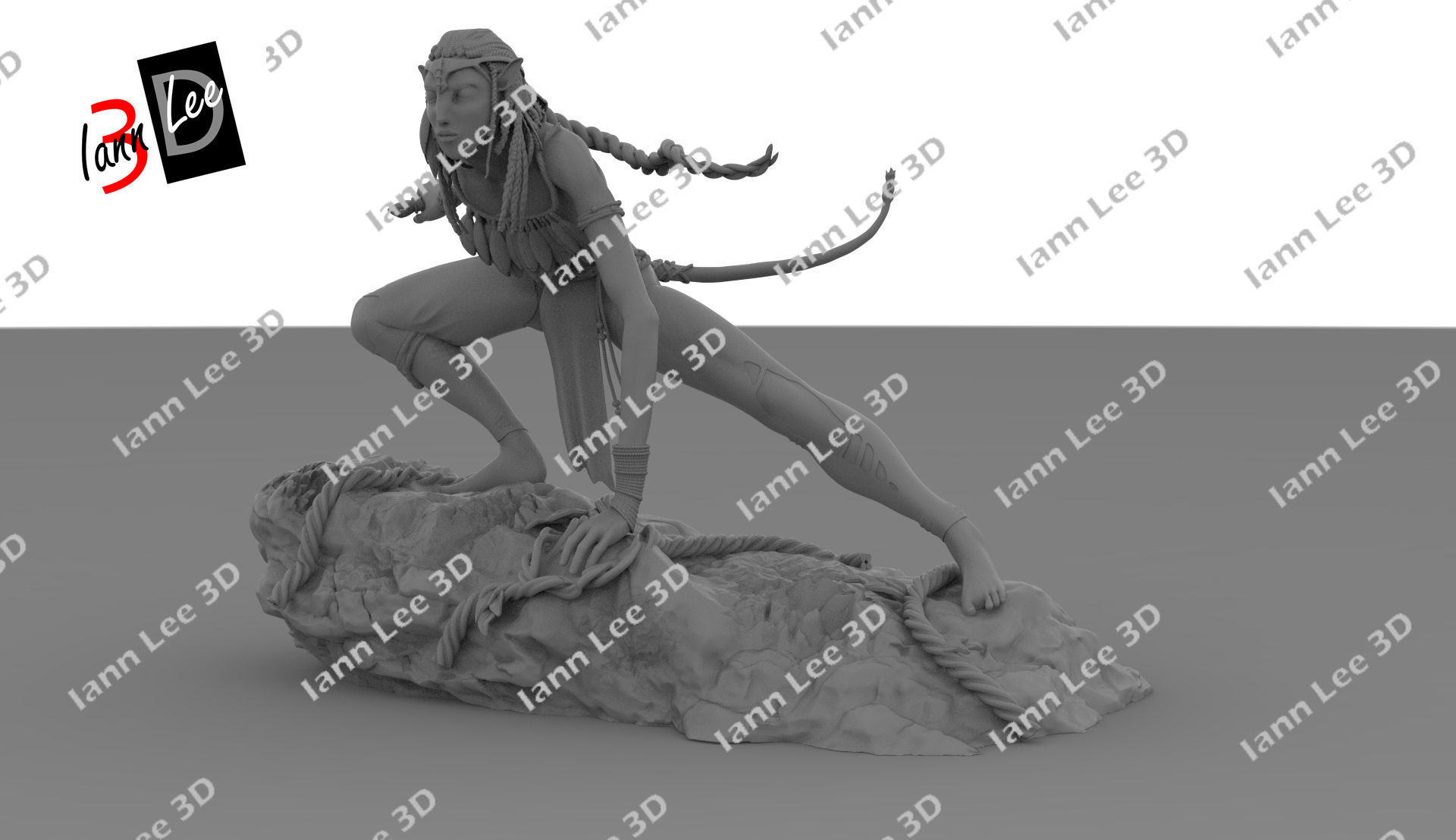 Neytiri Avatar pelicula movie 3D print model_15