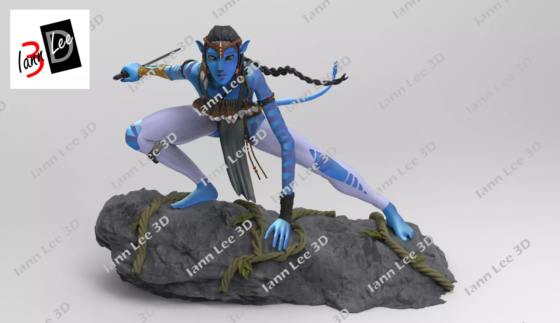 Neytiri Avatar pelicula movie 3D print model_0
