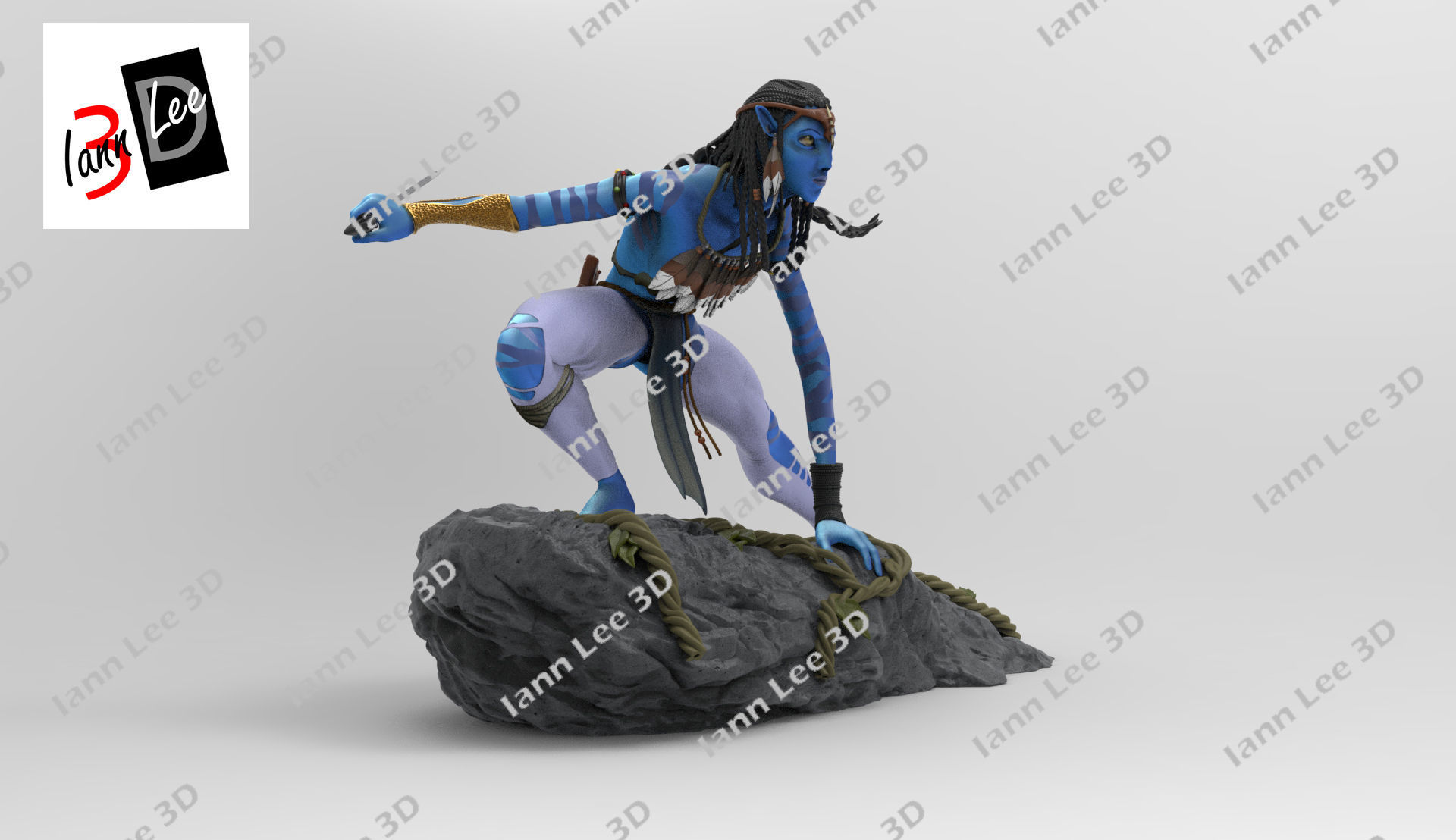 Neytiri Avatar pelicula movie 3D print model_4