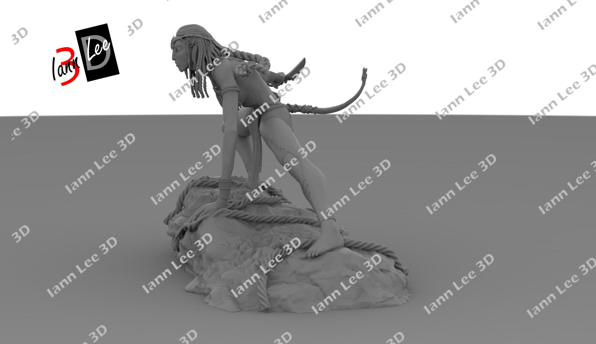 Neytiri Avatar pelicula movie 3D print model_14