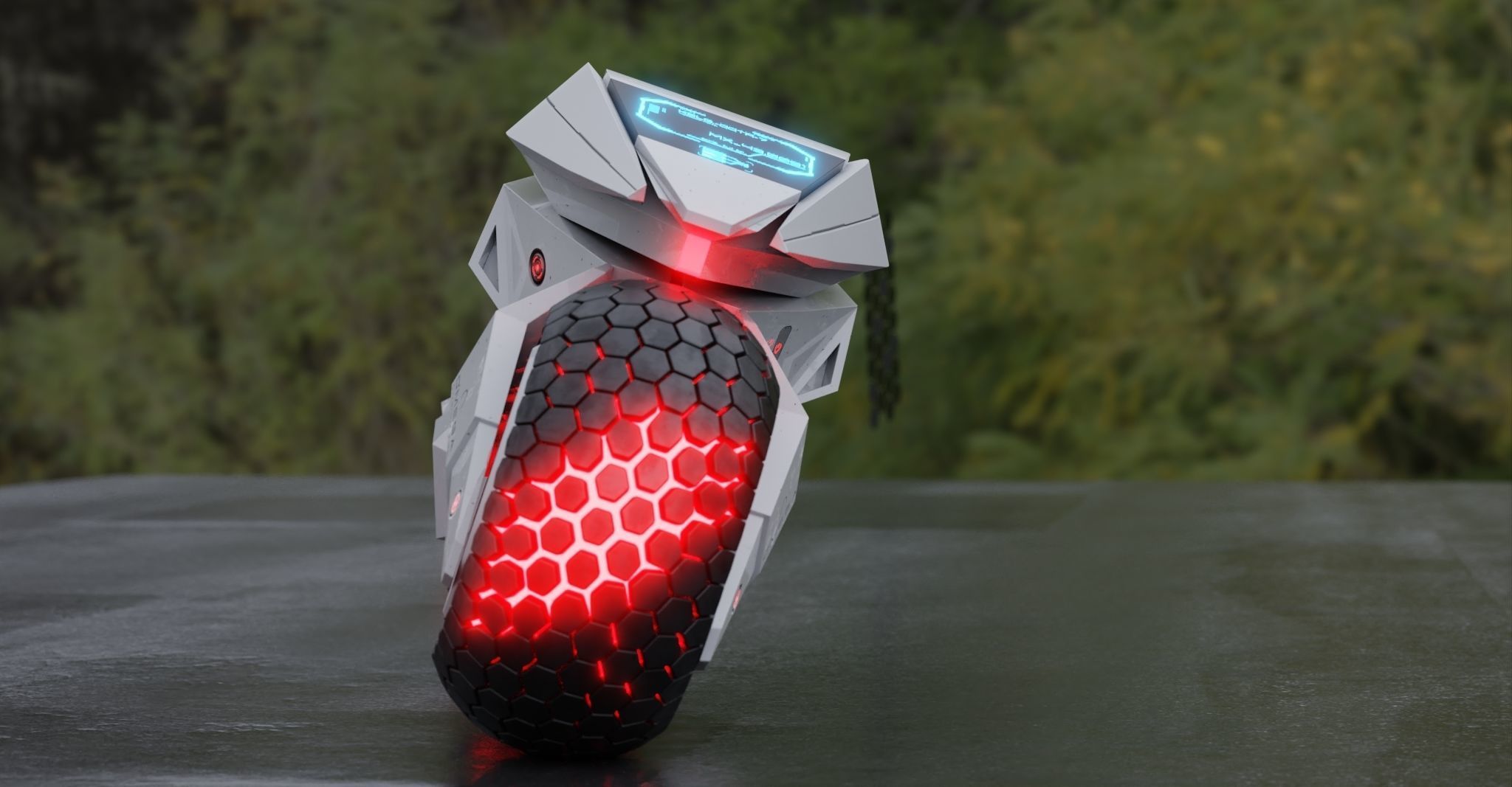 Motorcycle Robot 3D model_11