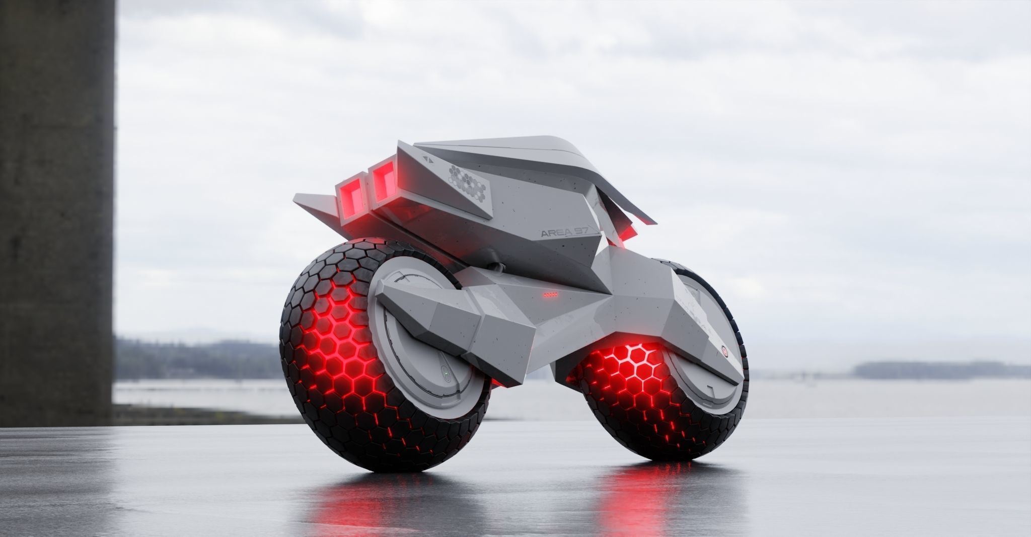 Motorcycle Robot 3D model_13