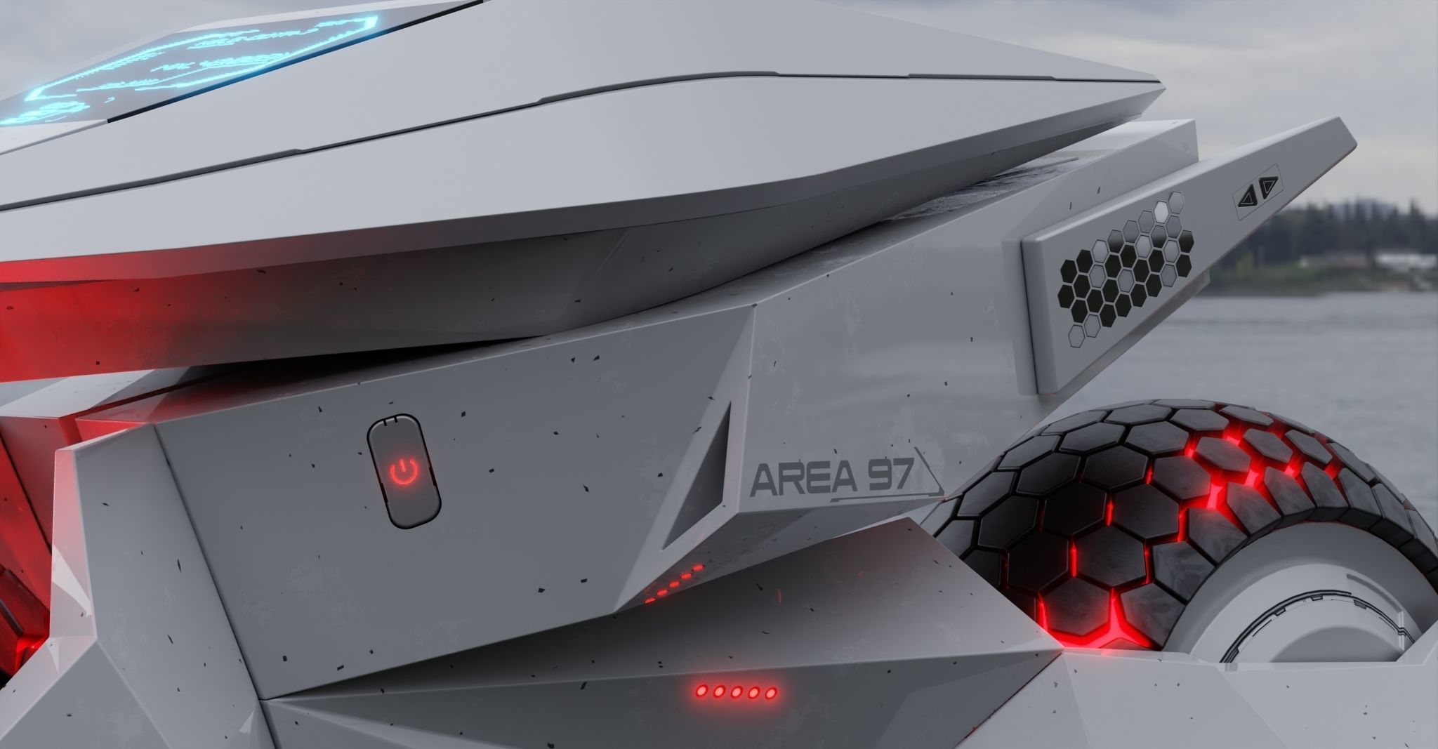 Motorcycle Robot 3D model_16