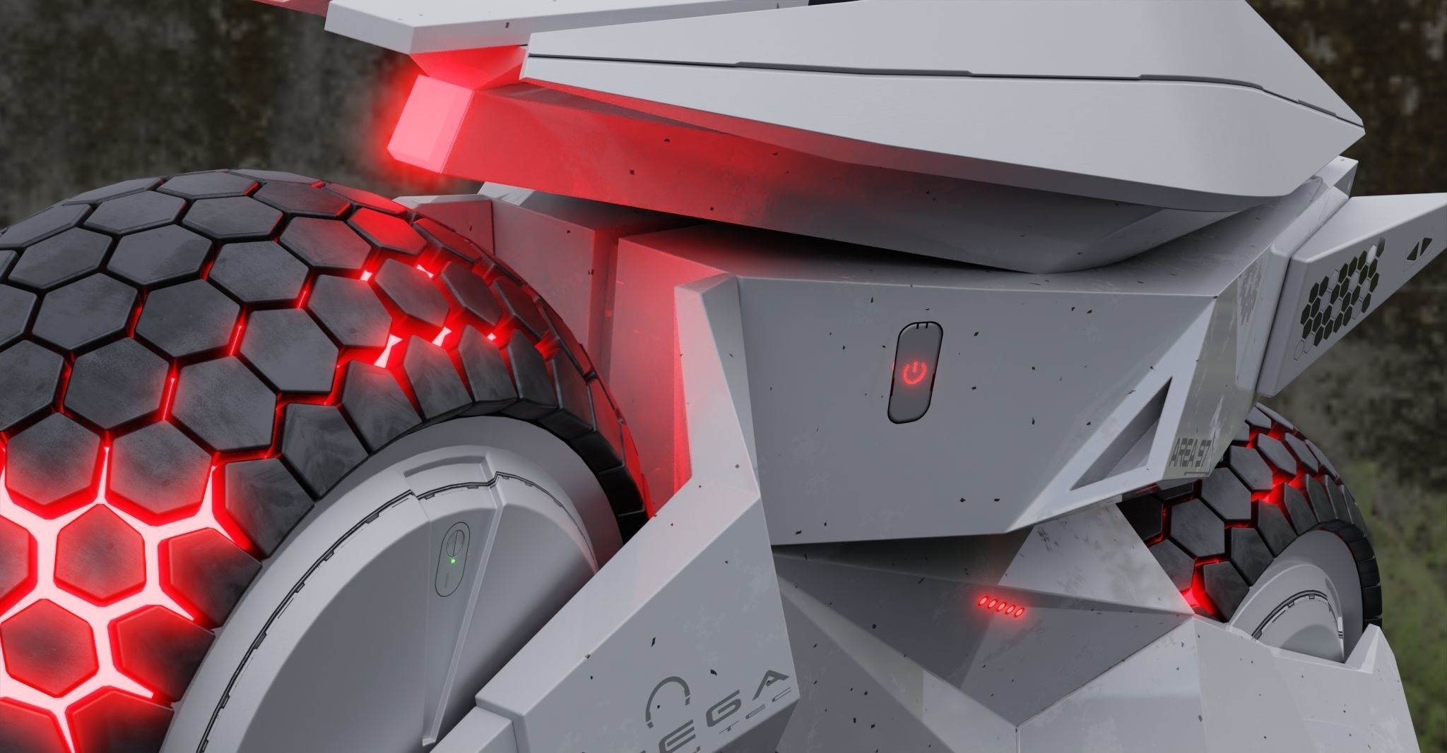 Motorcycle Robot 3D model_15