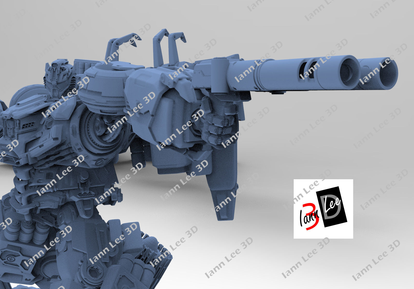 Grimlock G1 Dinobot  Figura 3D Transformers Coleccionable STL 3D print model_13