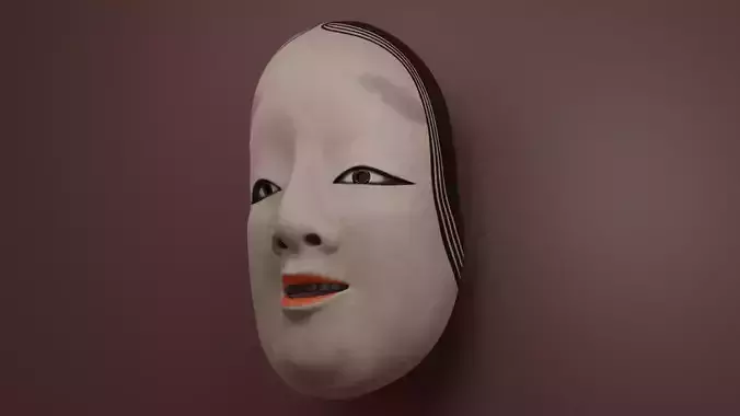 Ko-omote mask  3D model