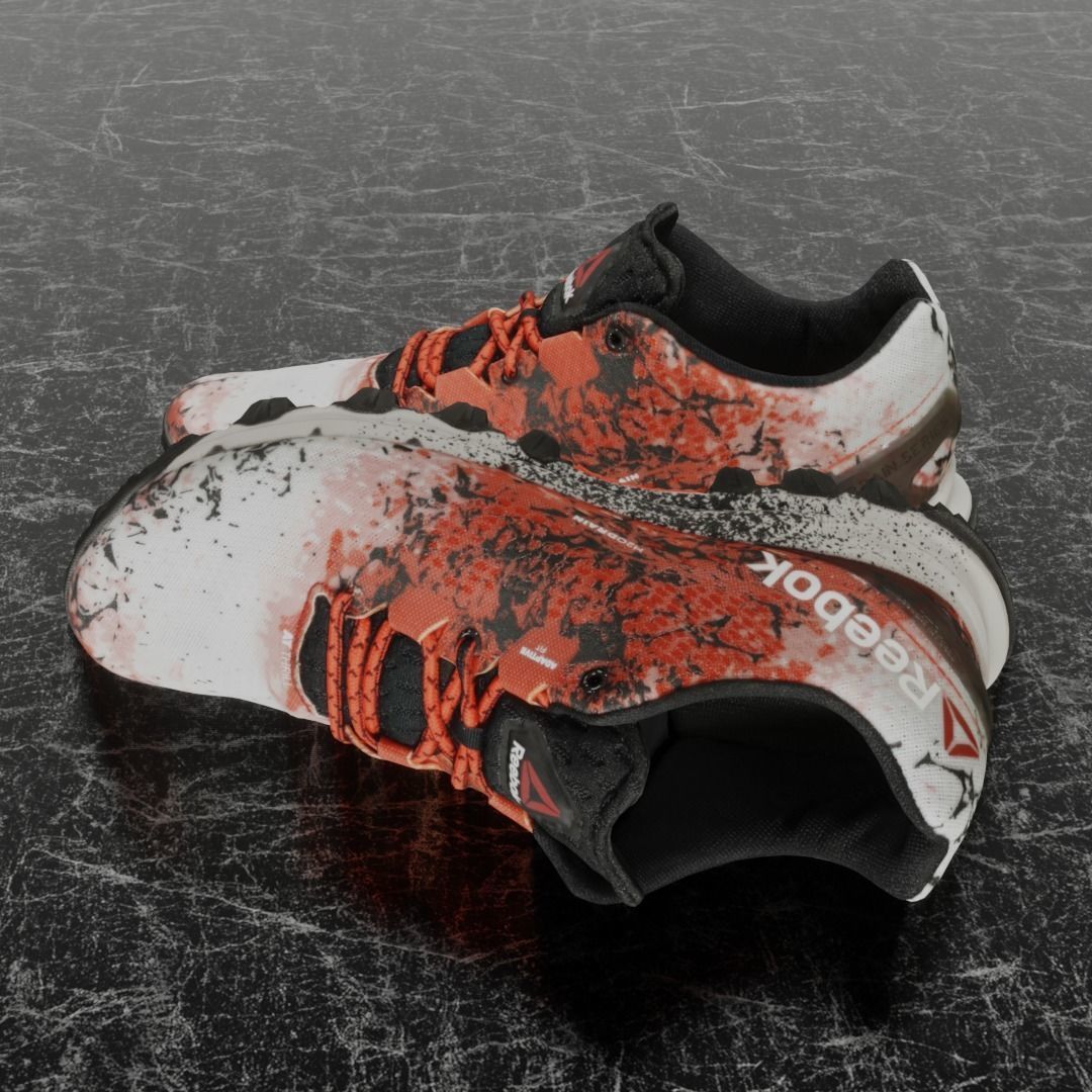 REEBOK 3D SHOES - H20DRAIN Low-poly 3D model_4