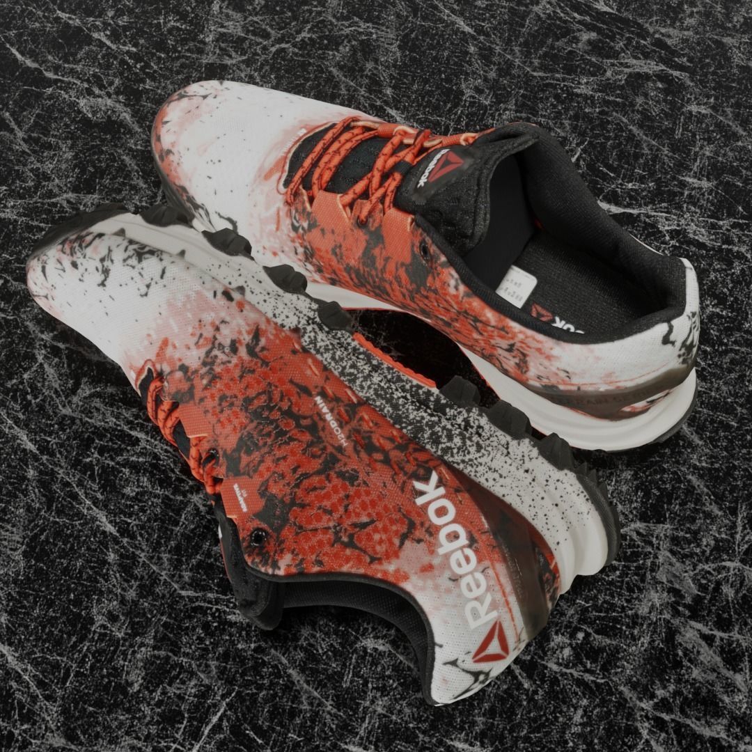 REEBOK 3D SHOES - H20DRAIN Low-poly 3D model_7