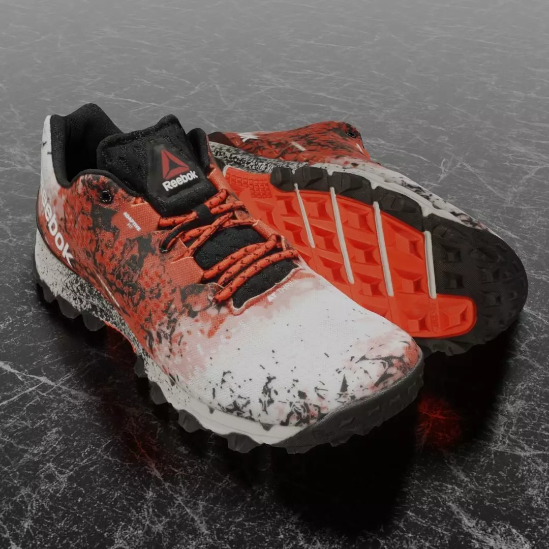 REEBOK 3D SHOES - H20DRAIN Low-poly 3D model_0