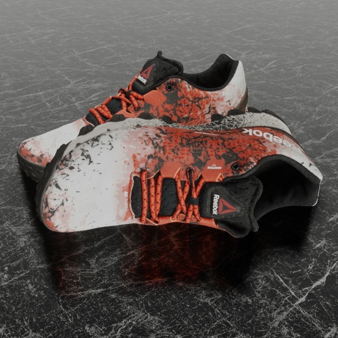 REEBOK 3D SHOES - H20DRAIN Low-poly 3D model_1