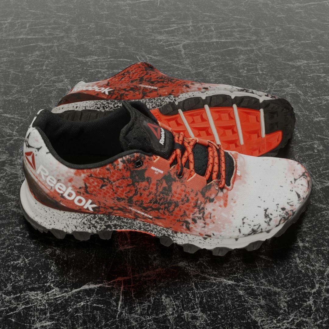 REEBOK 3D SHOES - H20DRAIN Low-poly 3D model_3
