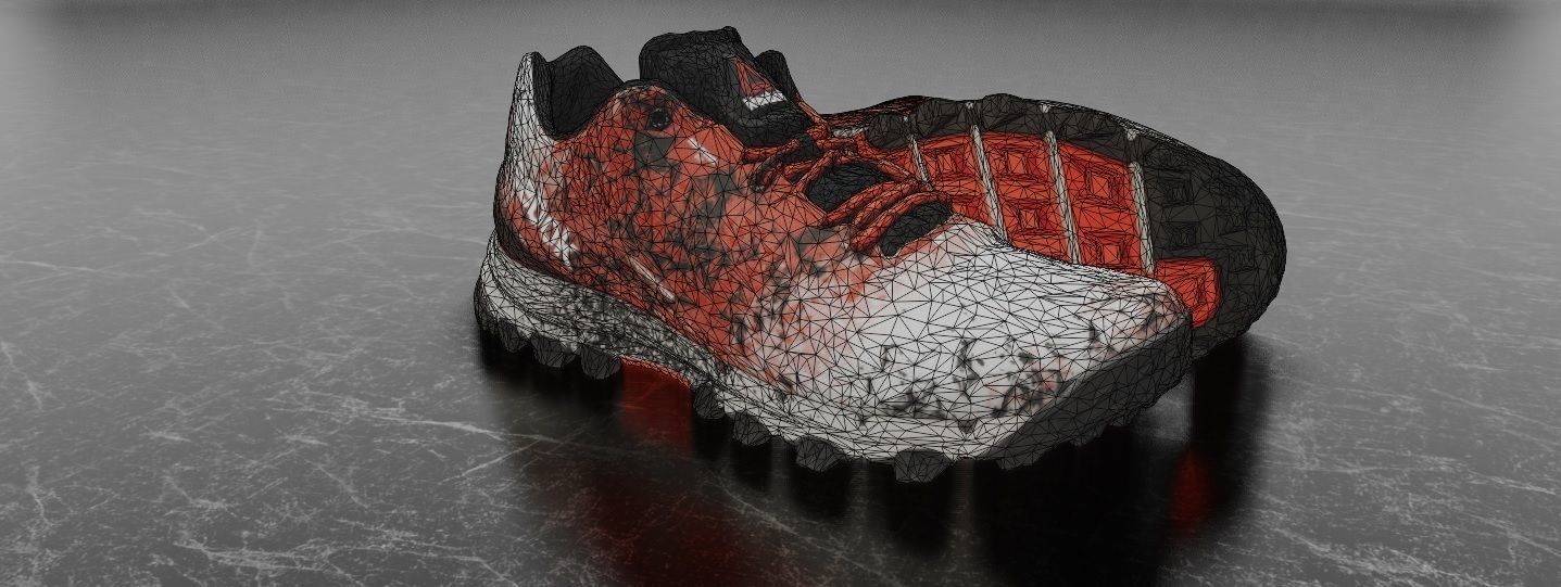 REEBOK 3D SHOES - H20DRAIN Low-poly 3D model_9