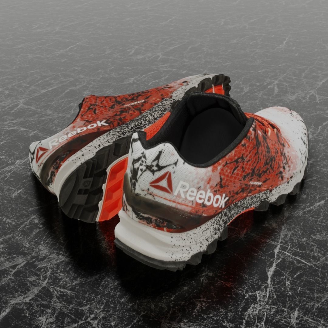 REEBOK 3D SHOES - H20DRAIN Low-poly 3D model_6