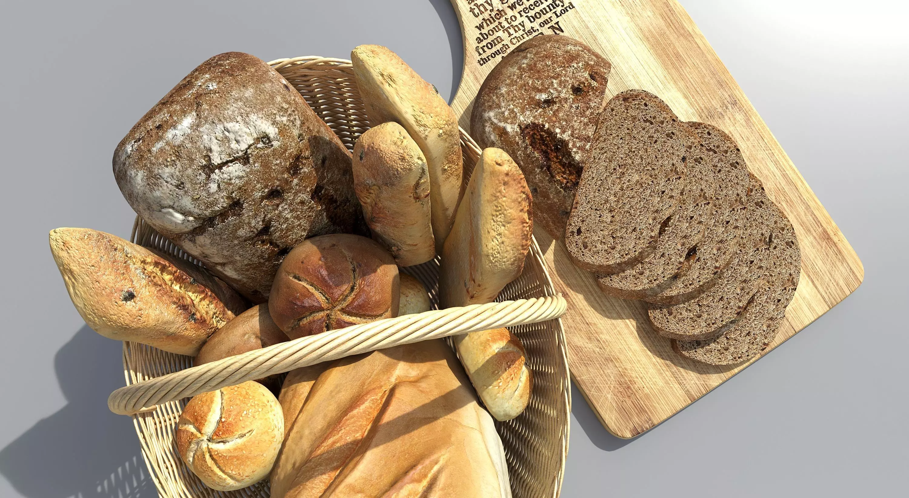 Bread 3D model
