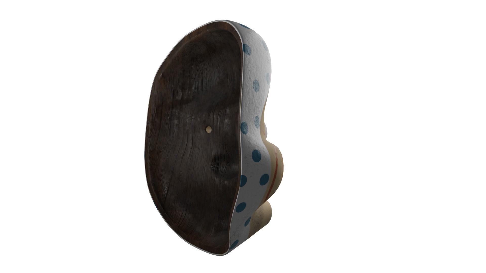 Hyottoko mask 3D model_5