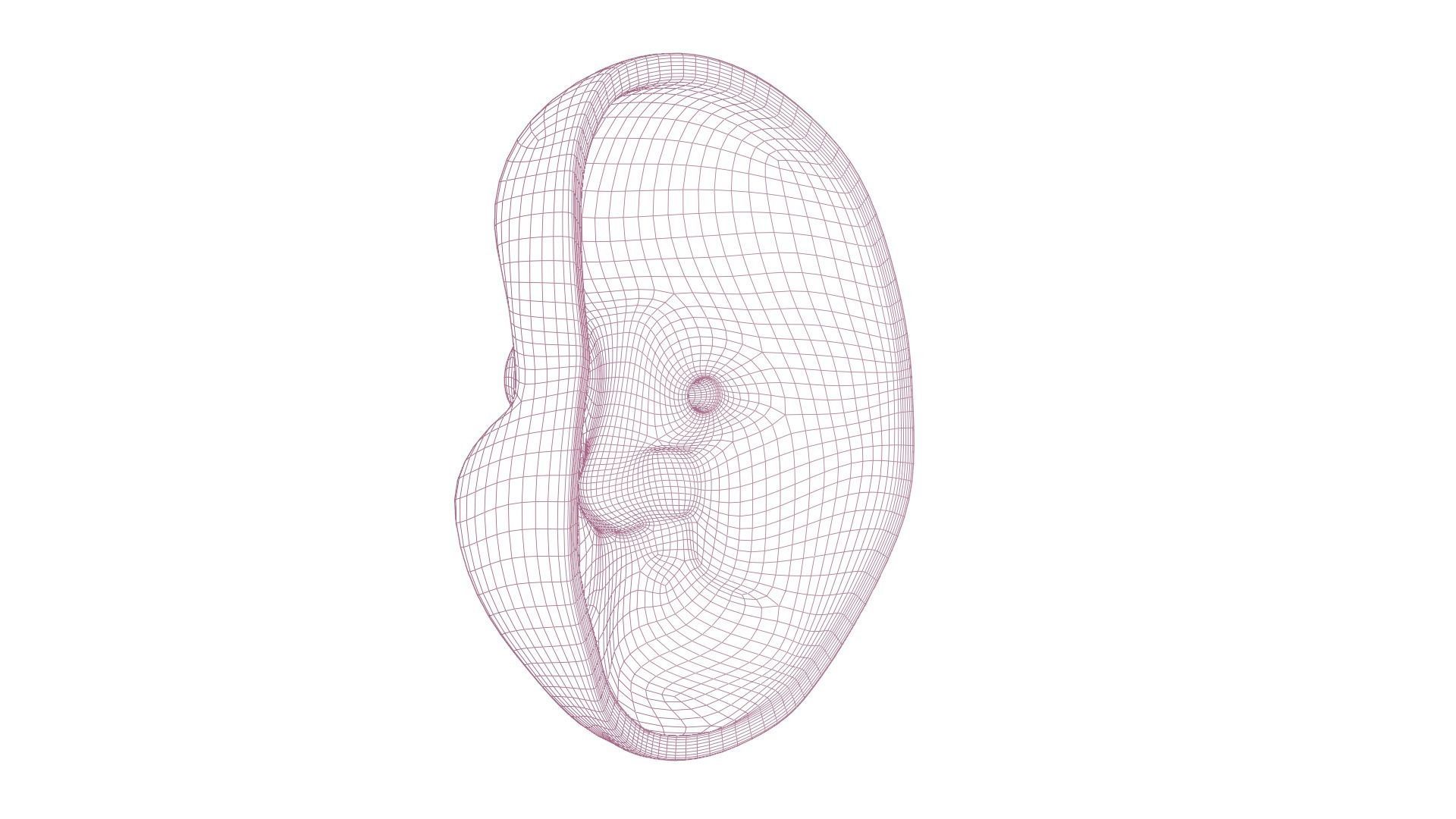 Hyottoko mask 3D model_10