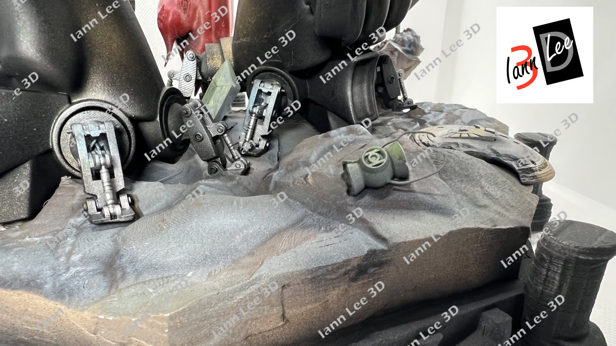 Justice Buster Batman liga de la Justicia DC 3D print model_3