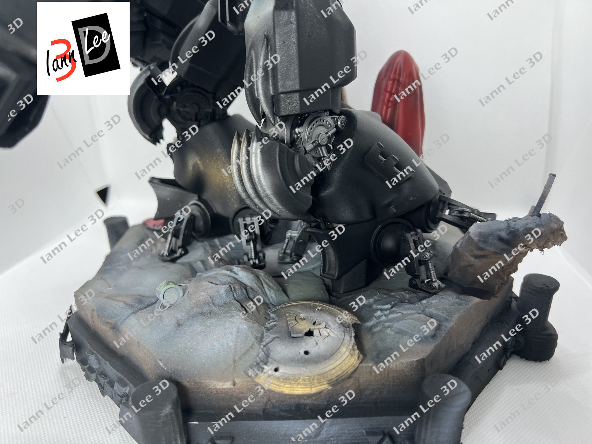 Justice Buster Batman liga de la Justicia DC 3D print model_5