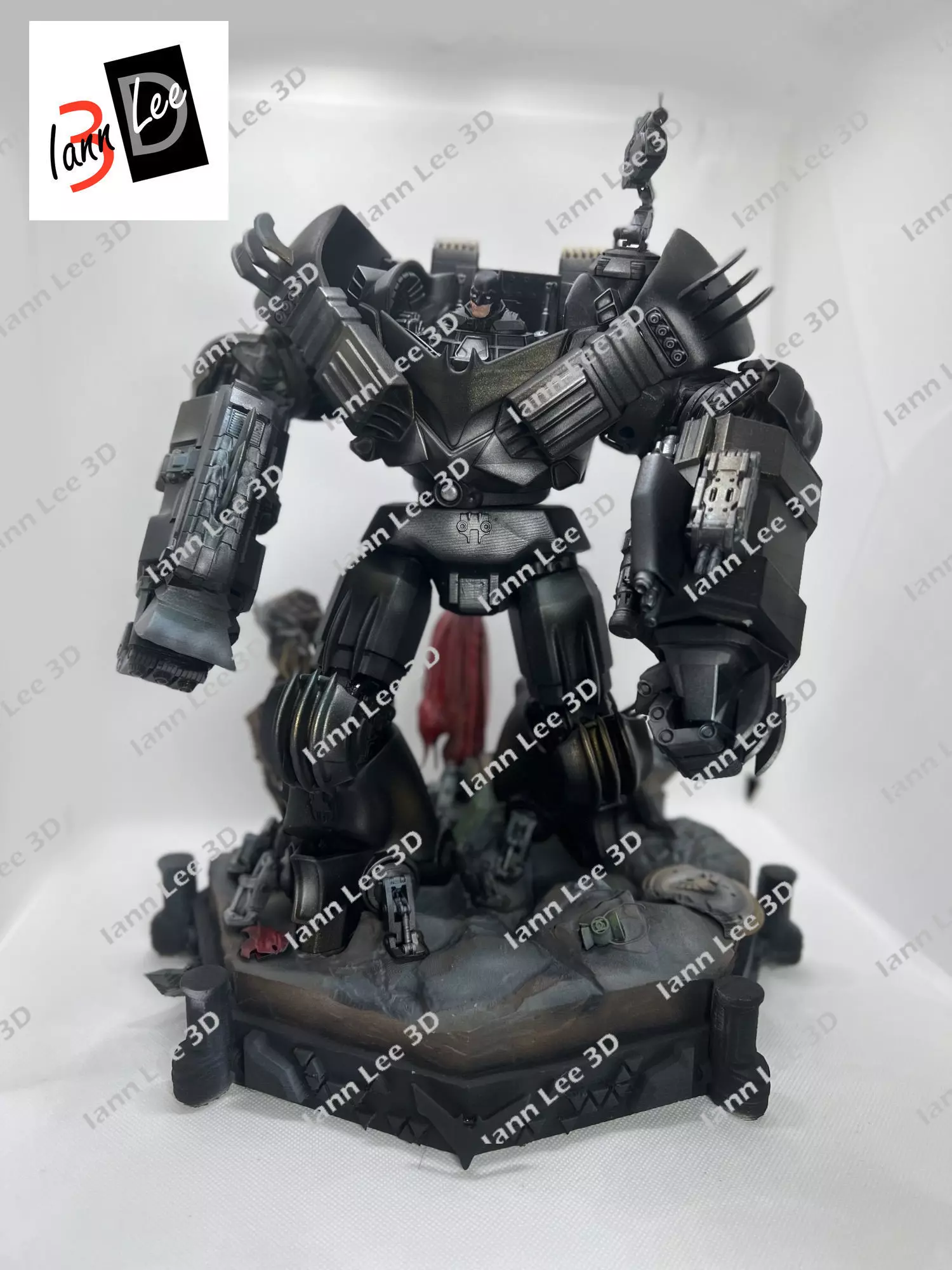 Justice Buster Batman liga de la Justicia DC 3D print model_0