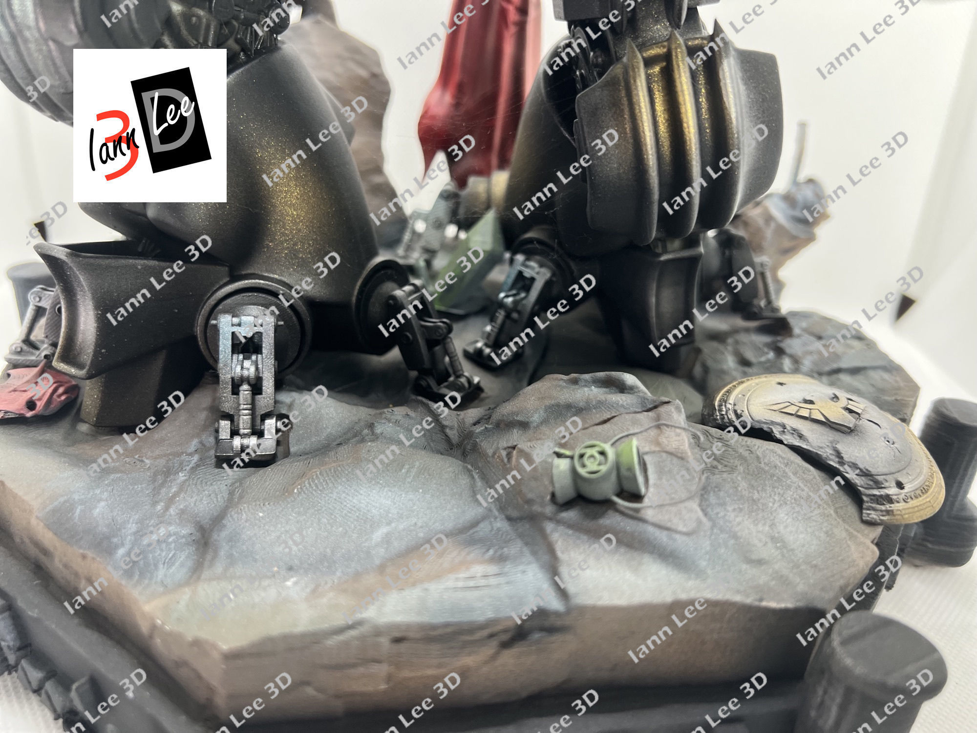 Justice Buster Batman liga de la Justicia DC 3D print model_6