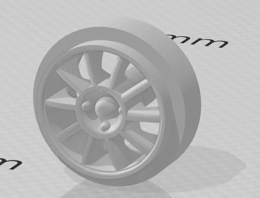 llanta slot 1-10 ratios Free 3D print model