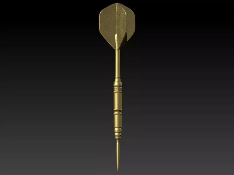 3D Dart Charm Necklace Pendant Gift Jewelry 3D print model