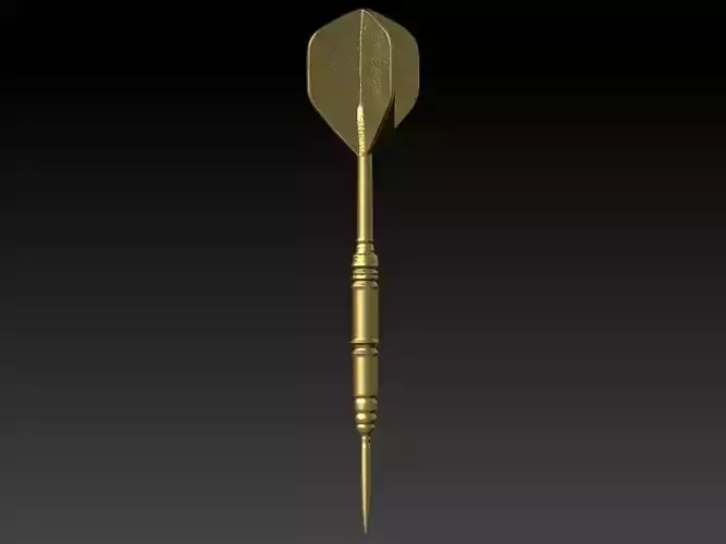 3D Dart Charm Necklace Pendant Gift Jewelry 