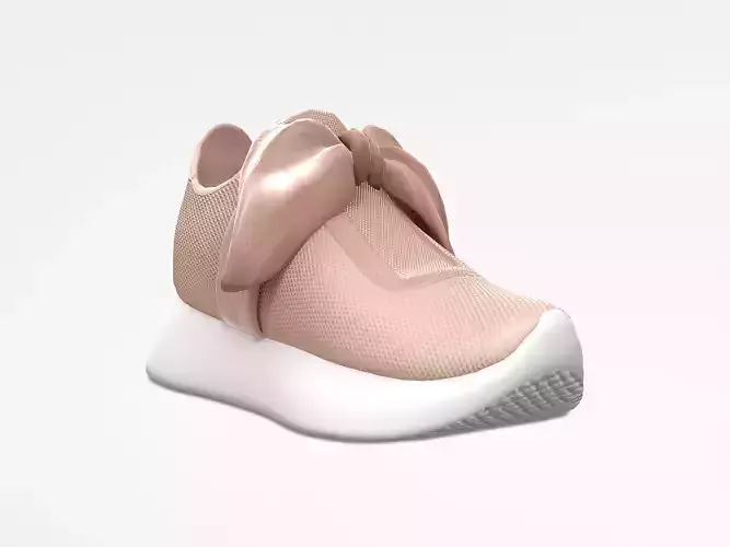 Womens Trainers with Bow