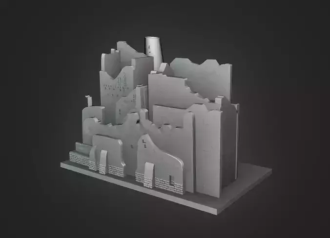Salwa Palace diriyah - Saudi Arabia  3D print model