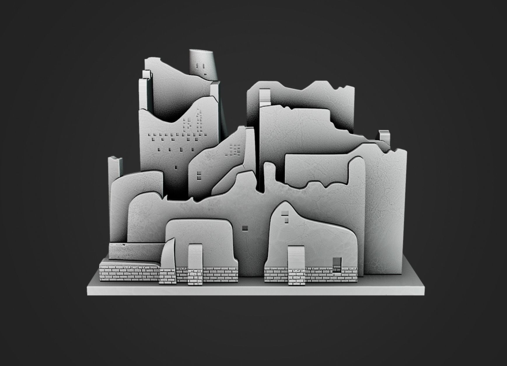 Salwa Palace diriyah - Saudi Arabia  3D print model_2